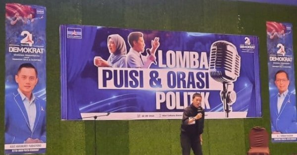 Demokrat Sulsel Apresiasi Kreativitas Generasi Muda Lewat Lomba Puisi dan Orasi Politik
