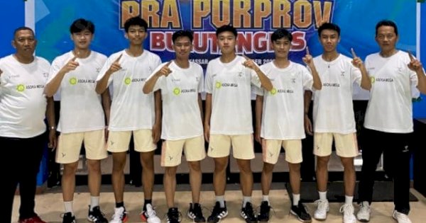 PBSI Makassar Sapu Bersih Semua Nomor Pertandingan, KONI Apresiasi-Target Juara Umum