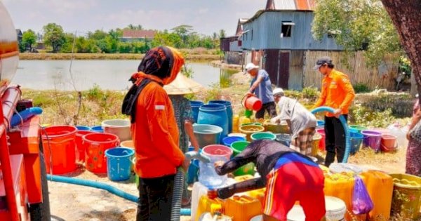 Kekeringan Meluas, Pemkab Maros Kirim 800 Ribu Liter Air Bersih