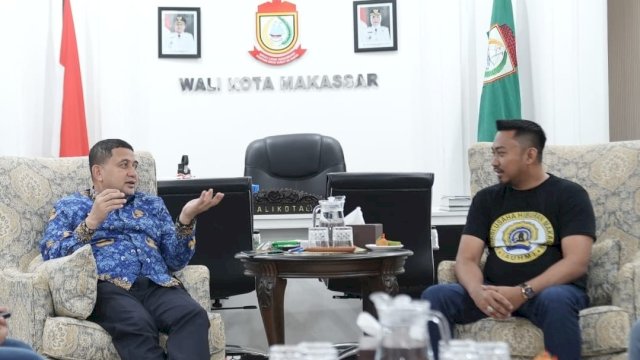 Ketua AUHM, Tasbih Mursalin, bersama Wali Kota Makassar, Munafri Arifuddin, S.H.,