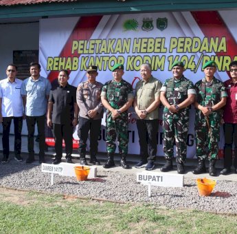 Bupati Pinrang Irwan Hamid Tekankan Sinergi dengan TNI saat Sambut Komandan Korem 141 Todopuli, Bersama Jaga Ketahanan Pangan