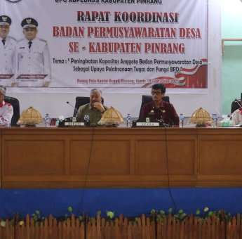 Bupati Pinrang Irwan Hamid: Sinergi Pemdes dan BPD Mutlak Dilakukan
