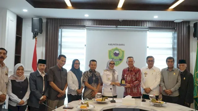 Ketua DPRD Syamsuddin Hadiri Kunjungan Bupati Sigi ke Barru untuk Studi Tiru Pengelolaan Zakat dan Pelayanan Publik
