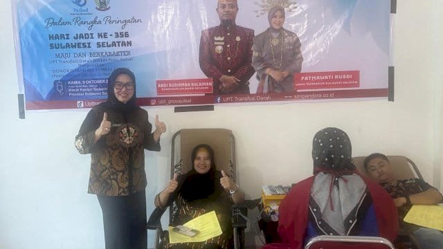 Donor Darah ASN Wujud Kepedulian dan Semangat Hari Jadi ke-356 Sulawesi Selatan