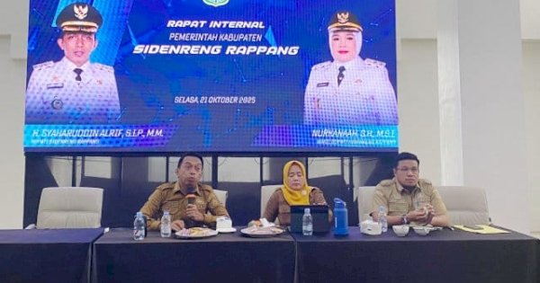 Bupati Sidrap Kumpul Kepala OPD, Tegaskan Efisiensi Anggaran