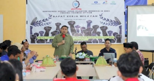 Munafri Ajak Buruh, Bangun Sinergi Lewat Kolaborasi Tripartit