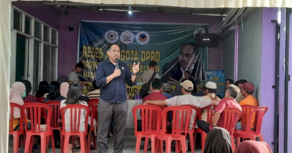 Legislator Sulsel Mahmud Bahas Isu Zonasi hingga Bantuan UMKM saat Reses di Laikang