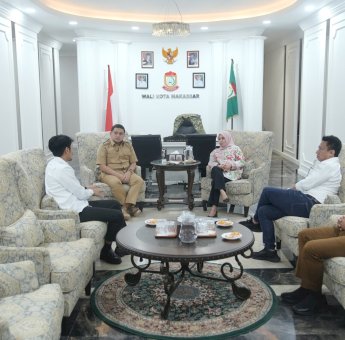 Silaturahmi dengan Wali Kota, Fraksi PDIP DPRD Makassar Siap Kawal Pemerintahan Appi-Aliyah