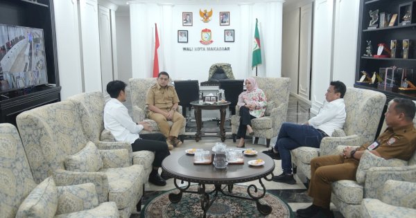 Silaturahmi dengan Wali Kota, Fraksi PDIP DPRD Makassar Siap Kawal Pemerintahan Appi-Aliyah