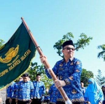 Sekda Pimpin Persiapan Kontingen KORPRI Sulsel ke Palembang