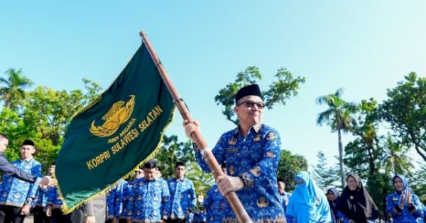 Sekda Pimpin Persiapan Kontingen KORPRI Sulsel ke Palembang