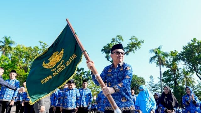 Sekretaris Daerah Sulsel sekaligus Ketua KORPRI Sulsel, Jufri Rahman.