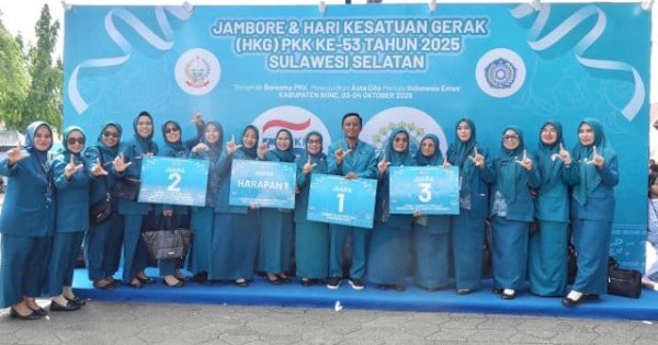 TP PKK Lutim Raih Empat Juara Pada HKG PKK Ke-53 Tingkat Sulsel
