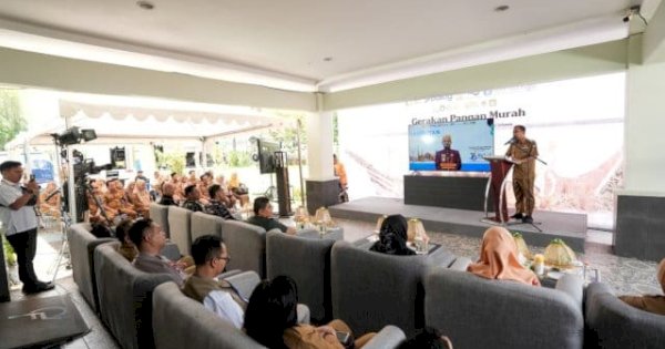 Gubernur Sulsel Buka Gerakan Pangan Murah Serentak di 24 Kabupaten/Kota