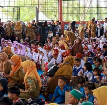 Sinergi Pemerintah dan Swasta, PT Malindo Berkontribusi Dukung Ketahanan Gizi Anak Pinrang
