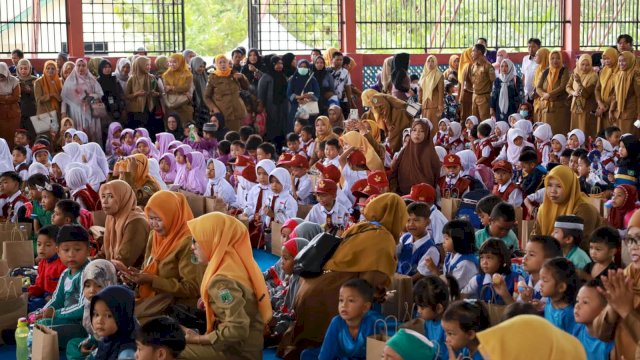 Gerakan Gemar Makan Telur di Kabupaten Pinrang.