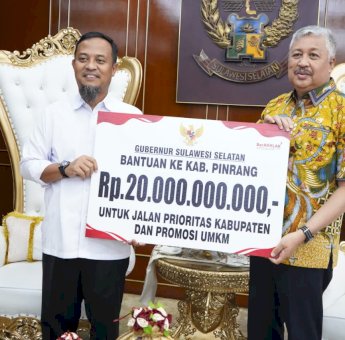 Bupati Irwan Apresiasi Dukungan Pemprov Sulsel Perkuat Infrastruktur dan UMKM Pinrang