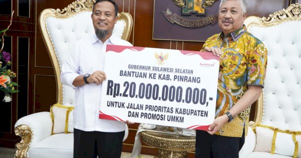 Bupati Irwan Apresiasi Dukungan Pemprov Sulsel Perkuat Infrastruktur dan UMKM Pinrang