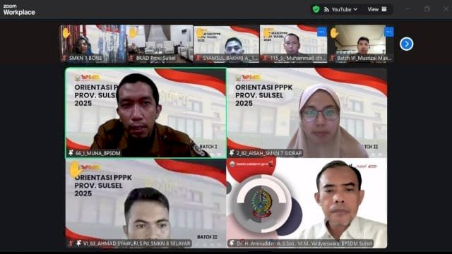 Sebanyak 6.728 Pegawai Pemerintah dengan Perjanjian Kerja (PPPK) di lingkup Pemerintah Provinsi Sulawesi Selatan mengikuti Orientasi.