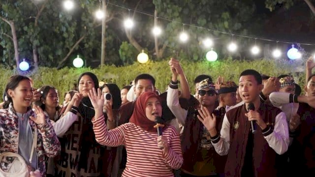 Wakil Wali Kota Makassar, Aliyah Mustika Ilham, dan Paskibraka Kota Makassar 2025.