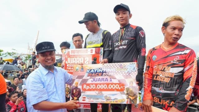 Gubernur Sulsel Tutup Grand Final Katinting Race 2025 Piala Gubernur di CPI Makassar
