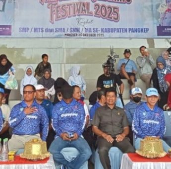 Wakil Ketua DPRD Pangkep Apresiasi Marching Band Festival