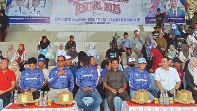 Wakil Ketua DPRD Pangkep Apresiasi Marching Band Festival