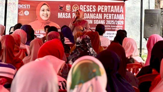 Andi Tenri Uji Serap Aspirasi Warga Mangasa di Reses Perdana