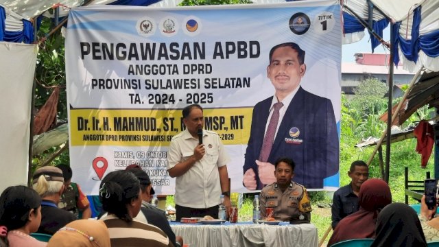 Anggota DPRD Provinsi Sulawesi Selatan, Mahmud La Kaiya.
