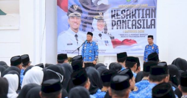 Bupati Lutim Ibas Pimpin Upacara HKP, Tegaskan Pentingnya Menjaga Nilai Kebangsaan