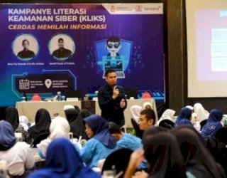 Diskominfo Makassar Gelar Kampanye Literasi Keamanan Siber untuk Pelajar SMP