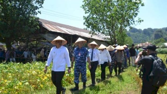 Wabup Maros Muetazim Hadiri Panen Kedelai di Bantimurung, Dorong Ketahanan Pangan Daerah