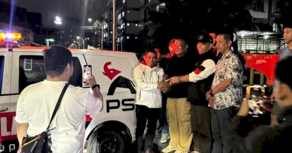 Dari PSI untuk Rakyat: Ambulans Baru Siap Layani Warga Makassar Lewat Pemuda Rajawali-Makassar Racing