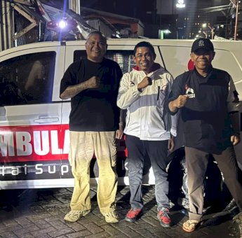 PSI Makassar Buktikan Kepedulian Lewat Aksi Nyata: Serahkan Ambulans untuk Komunitas Pemuda Rajawali-Makassar Racing