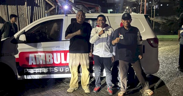 PSI Makassar Buktikan Kepedulian Lewat Aksi Nyata: Serahkan Ambulans untuk Komunitas Pemuda Rajawali-Makassar Racing