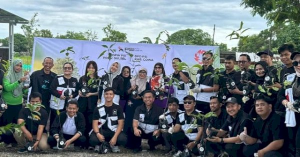 PSI Sulsel Tumbuhkan Semangat Kebersamaan Lewat Gerakan Tanam Pohon di Danau Mawang