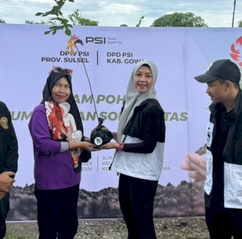 PSI Sulsel Tumbuhkan Semangat Kebersamaan Lewat Gerakan Tanam Pohon di Danau Mawang