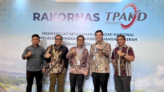 Hadiri Rakornas TPKAD 2025, Bupati Soppeng Dukung Langkah Percepatan Inklusi Keuangan di Daerah