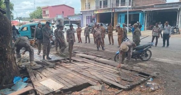 Bangunan Liar Dibongkar, Pasar Sentral Sinjai Ditata Ulang