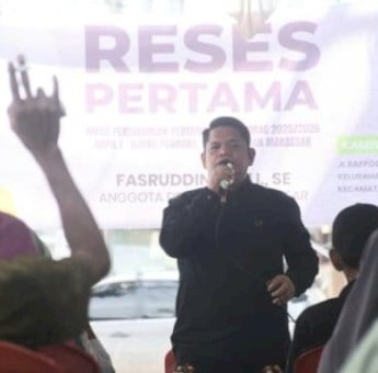 Anggota DPRD Makassar Fasruddin Rusli Sambangi Dua Kelurahan di Reses Pertama