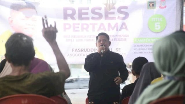 Anggota DPRD Makassar Fasruddin Rusli Sambangi Dua Kelurahan di Reses Pertama