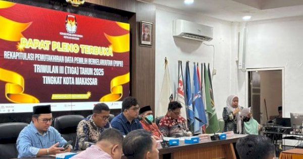 KPU Makassar Tetapkan Jumlah Pemilih 1.070.078 Juta
