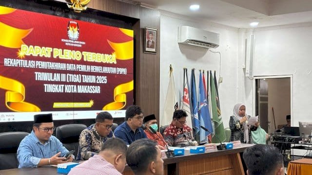 KPU Makassar Tetapkan Jumlah Pemilih 1.070.078 Juta