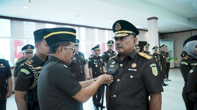 Kejati Sulsel Lantik Pejabat Baru dan Sejumlah Kajari