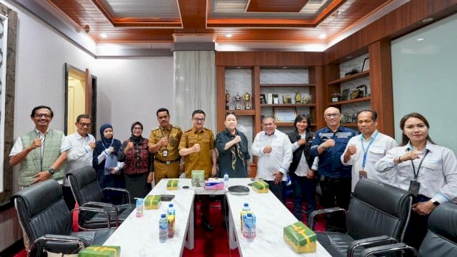 Sekprov Sulsel, Jufri Rahman menerima audiensi PT Pelabuhan Indonesia (Pelindo) Regional IV dan PT Dharma Lautan Utama (DLU) Cabang Makassar.