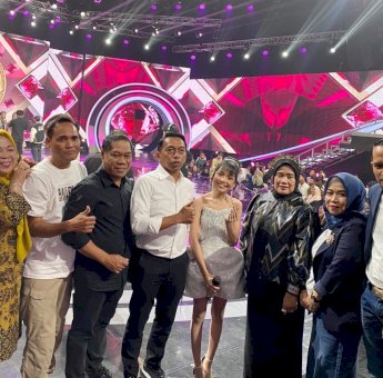 Bupati-Wabup Sidrap Kompak Hadir Langsung Beri Dukungan-Saksikan Syaqira Lolos 7 Besar DA7