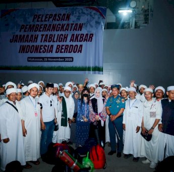 Fatmawati Rusdi Lepas 800 Jamaah Tabligh Sulsel ke Ijtima Indonesia, Tegaskan Pentingnya Persaudaraan Bangsa