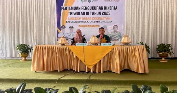 Pemkab Pangkep Tingkatkan Kinerja Dinkes melalui Evaluasi Triwulan III 2025
