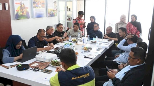 Kunjungan Komisi D DPRD Sulsel di PT Masmindo.