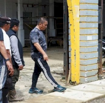 Bupati Ibas Awasi Kerapian dan Estetika Pembangunan Drainase Pasar Malili